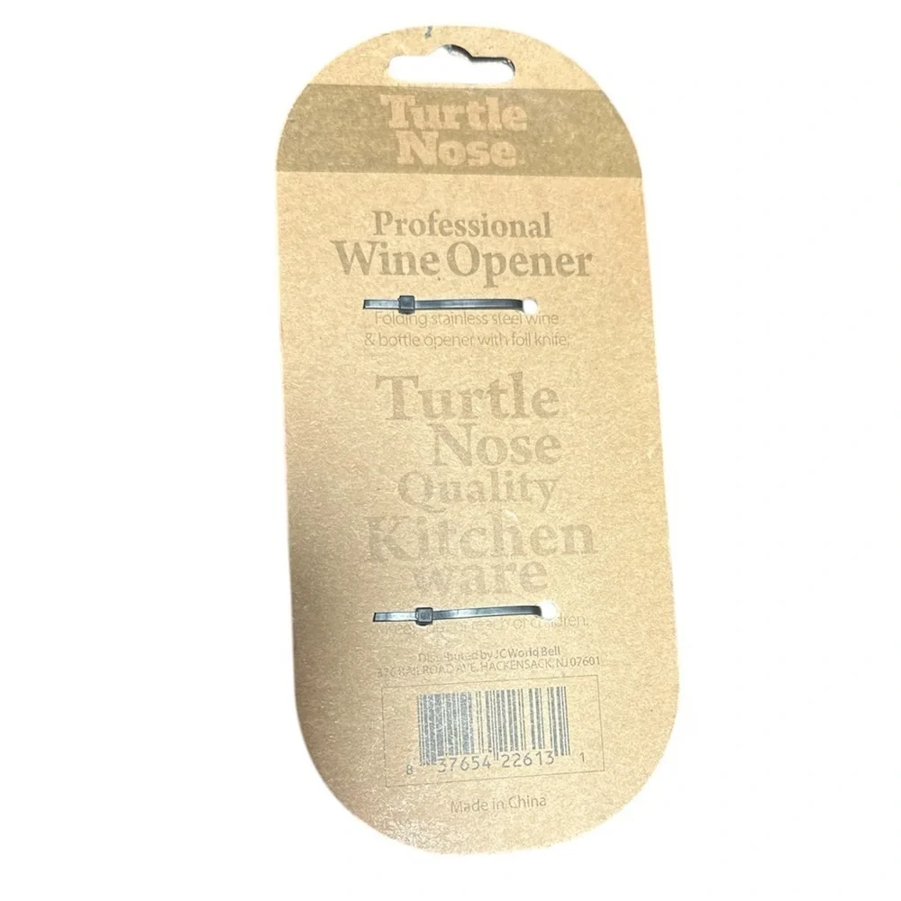 Turtle Nose Stainless Steel‎ professional wine opener New